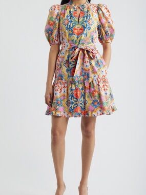 Vince Camuto Floral Print Tiered Shift Dress – Women’s Size 6 – NWOT